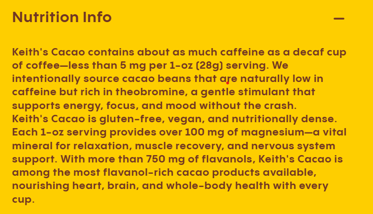 Keith's Cacao - 100% Ceremonial Kakó